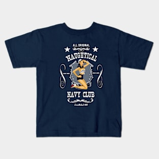 Naughtical Navy Club Kids T-Shirt